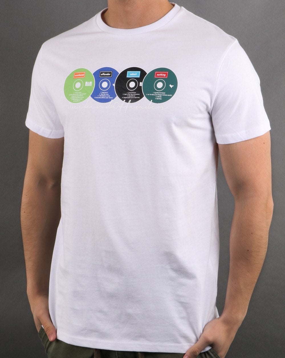 Weekend Offender Definitely Maybe T-shirt White