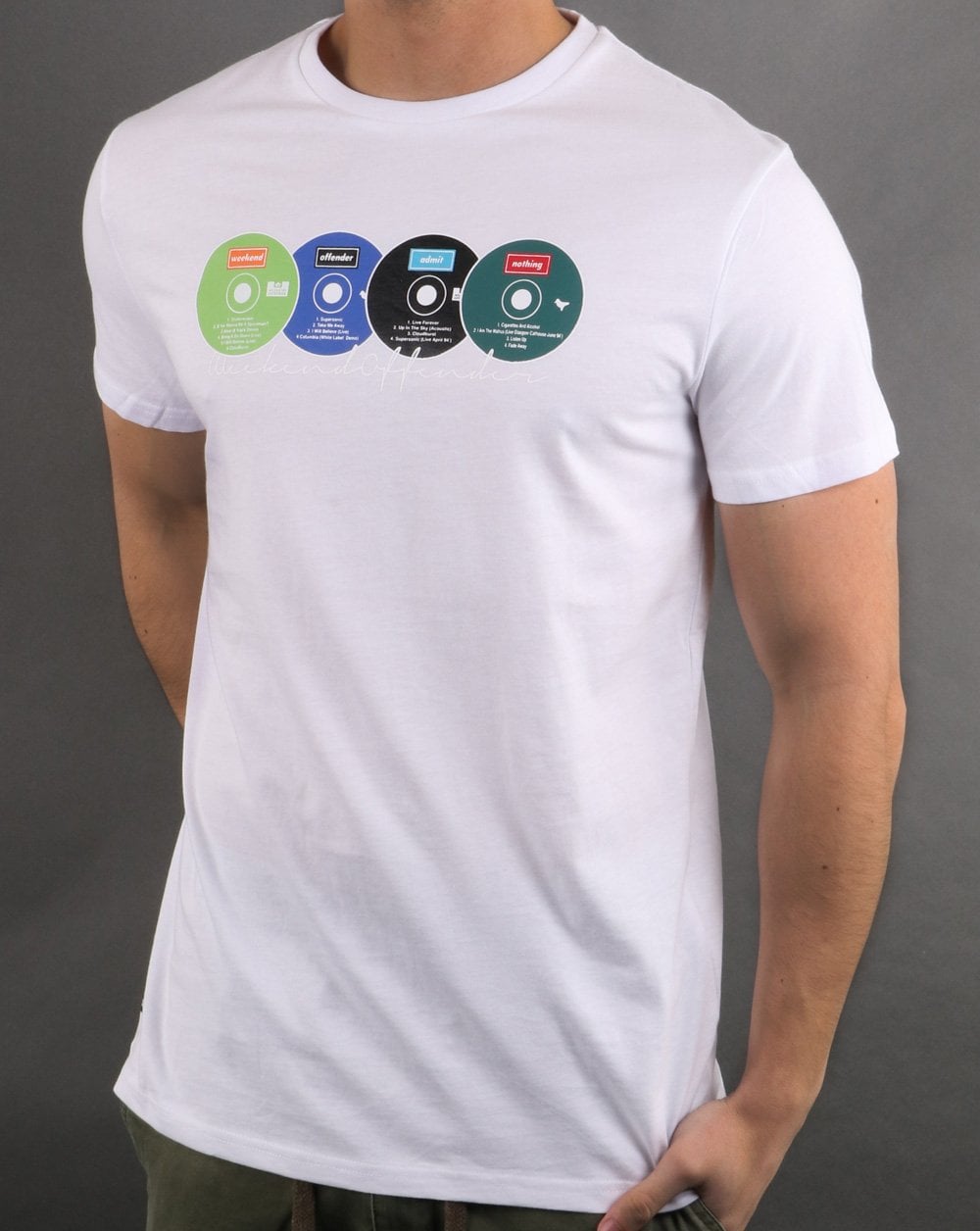 Weekend Offender Definitely Maybe T-shirt White