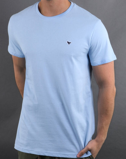 Weekend Offender Enzo T-Shirt Himmelblau