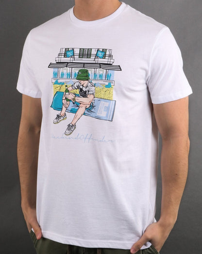 Weekend Offender Cafe Del Mar T-Shirt Weiß