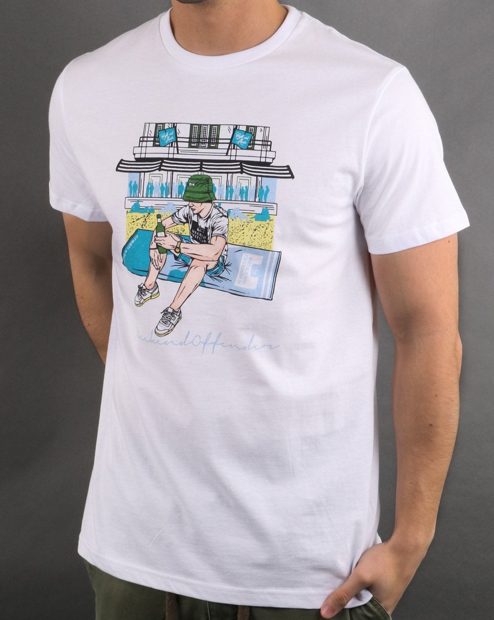 Weekend Offender Cafe Del Mar T-Shirt Weiß