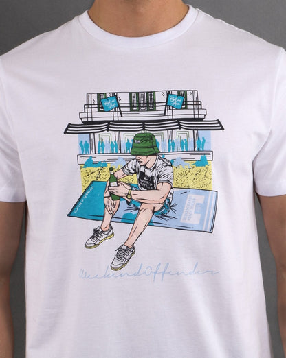 Weekend Offender Cafe Del Mar T-Shirt Weiß