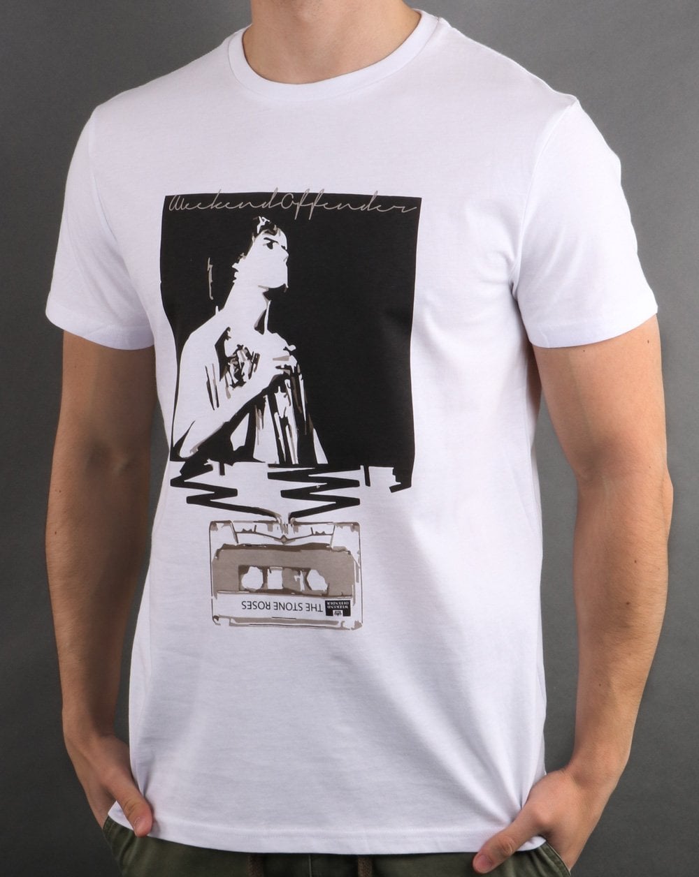 Weekend Offender King Monkey T-Shirt Weiß