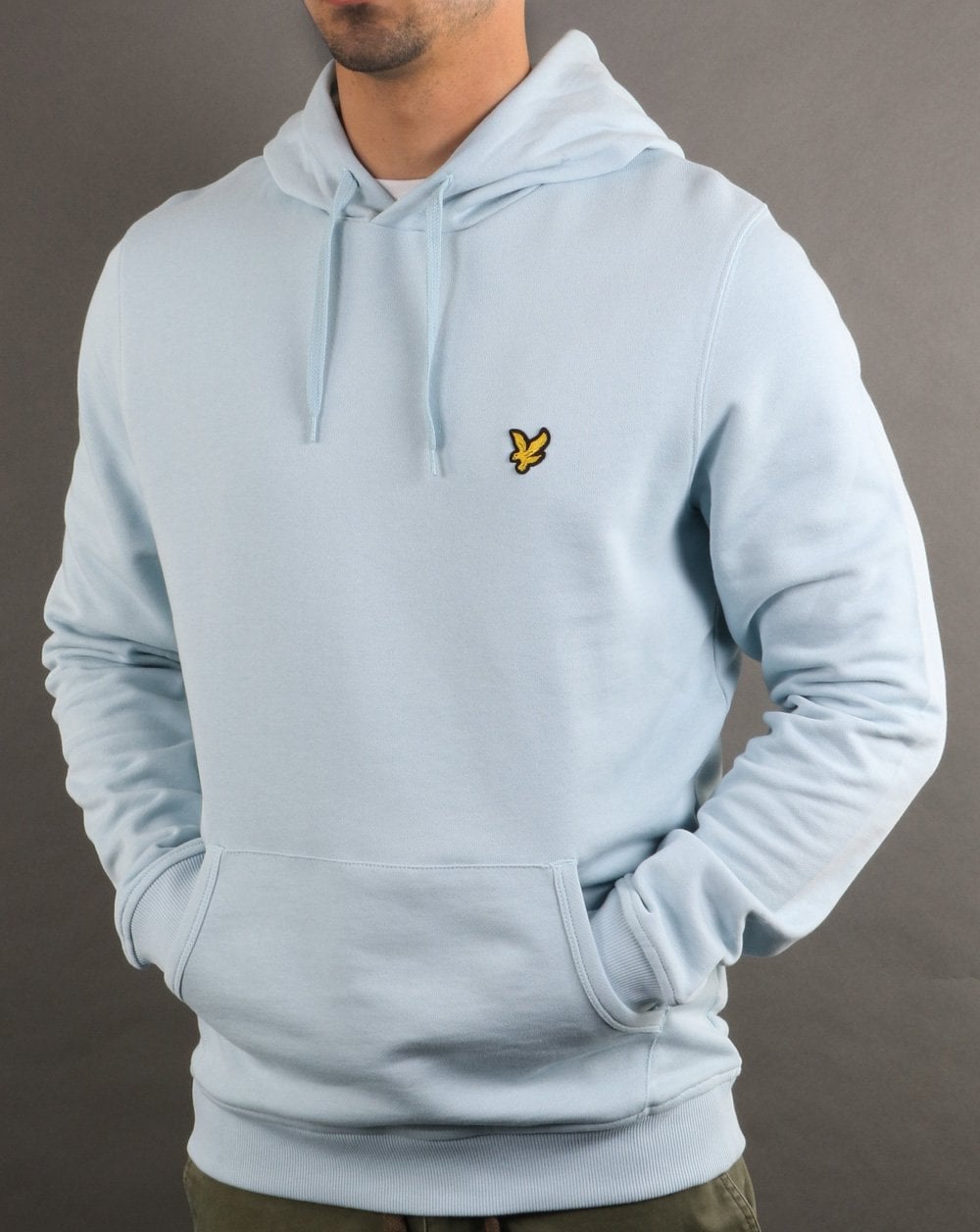 Lyle And Scott Pullover Hoodie Hellblau Shore