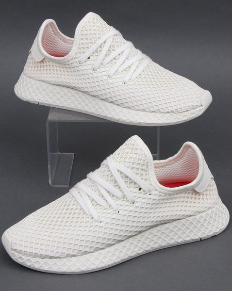 Adidas Deerupt Comfort Trainers White/Shock Red