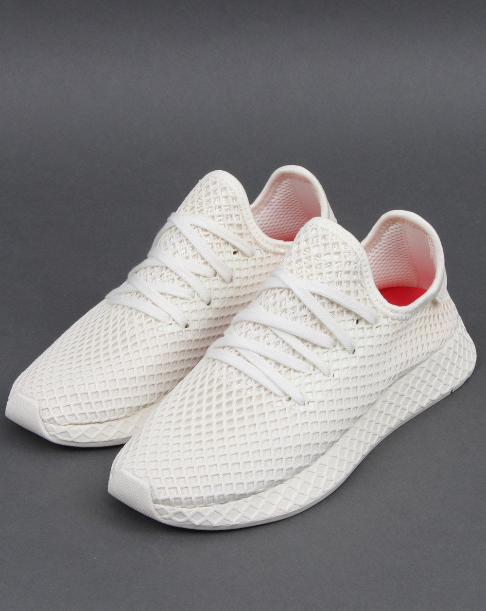 Adidas Deerupt Comfort Sneakers Weiß/Shock Rot