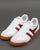 Gola Harrier Leather Trainer White/red