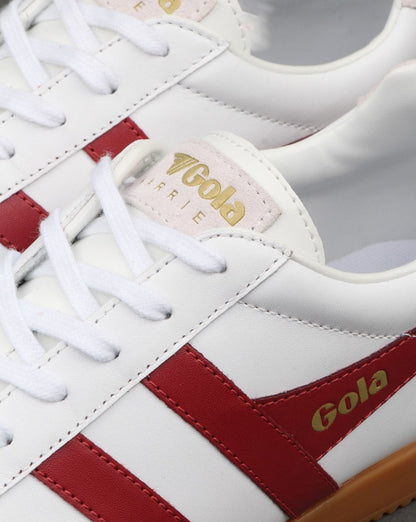 Gola Harrier Ledersneaker Weiß/Rot