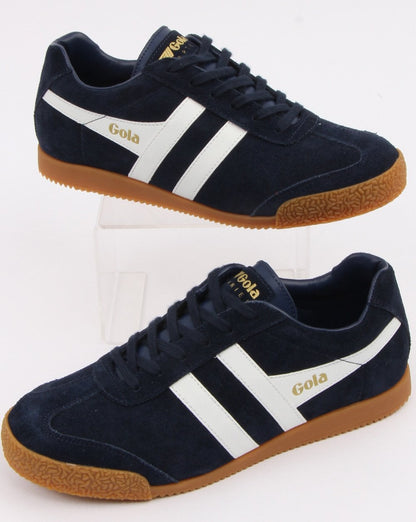 Gola Harrier Wildleder-Sneaker Marineblau/Weiß