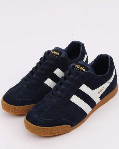 Gola Harrier Wildleder-Sneaker Marineblau/Weiß