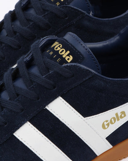 Gola Harrier Wildleder-Sneaker Marineblau/Weiß