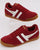 Gola Harrier Suede Trainer Deep Red/White