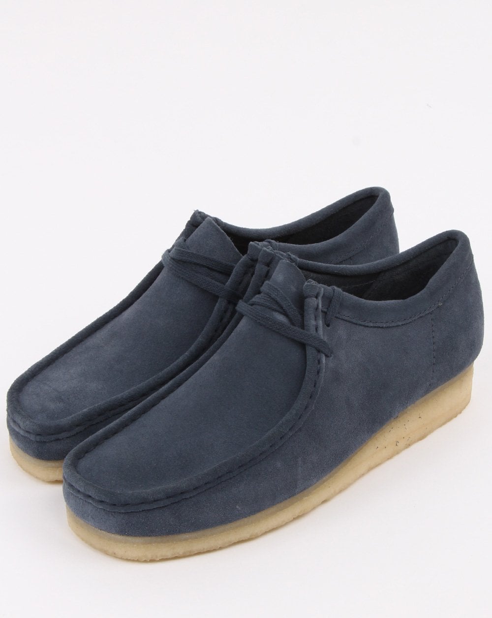 Clarks Originals Wallabee Shoes Deep Blue