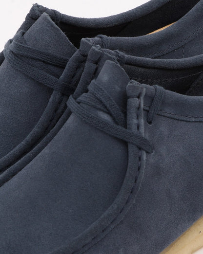Clarks Originals Wallabee Schuhe Dunkelblau