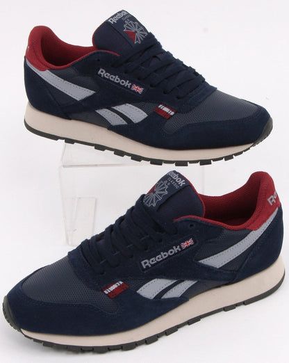 Reebok Classic Leather Sneakers Marineblau/Rot