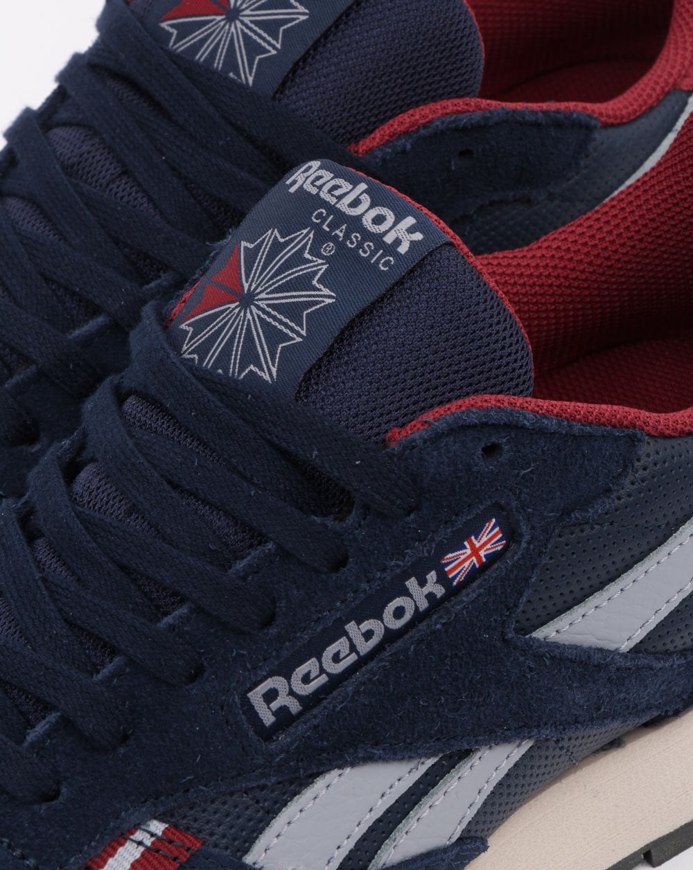 Reebok Classic Leather Sneakers Marineblau/Rot