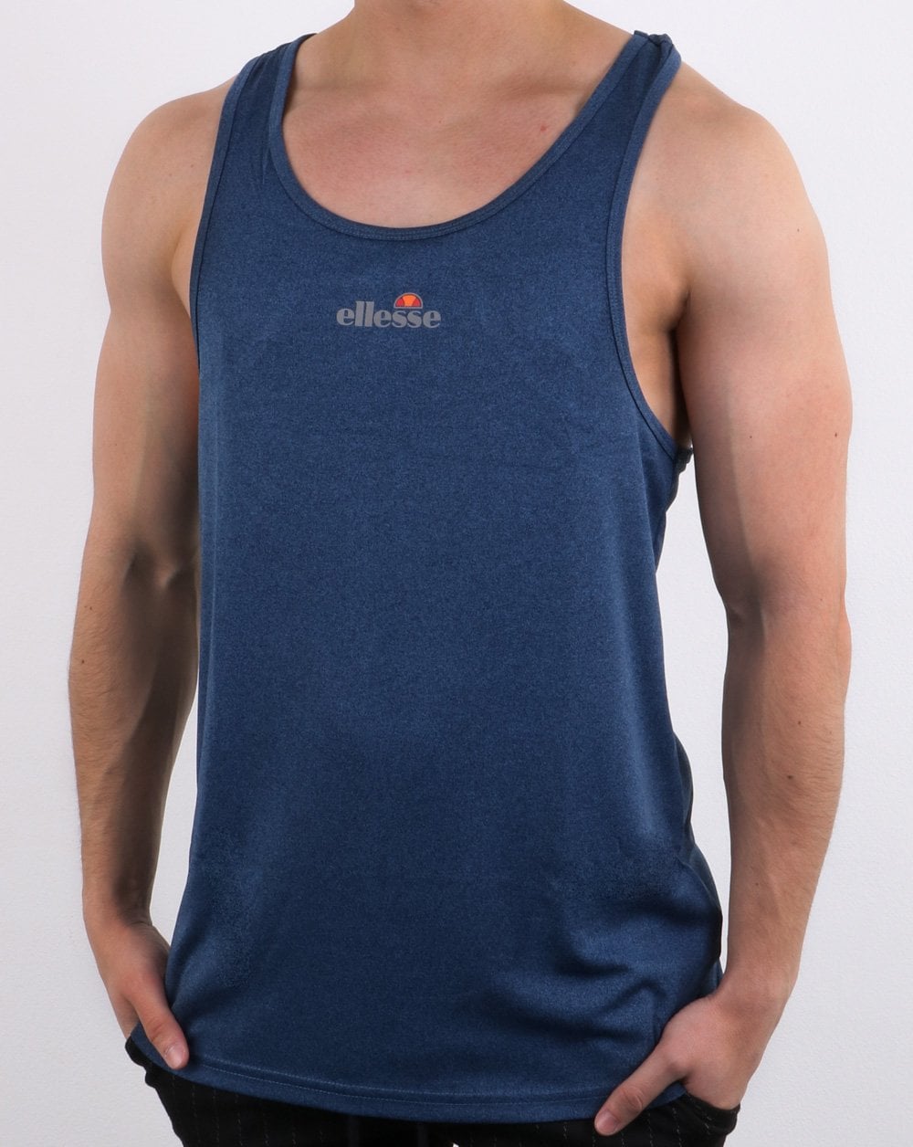 Ellesse – Adiati – Weste in Marineblau meliert