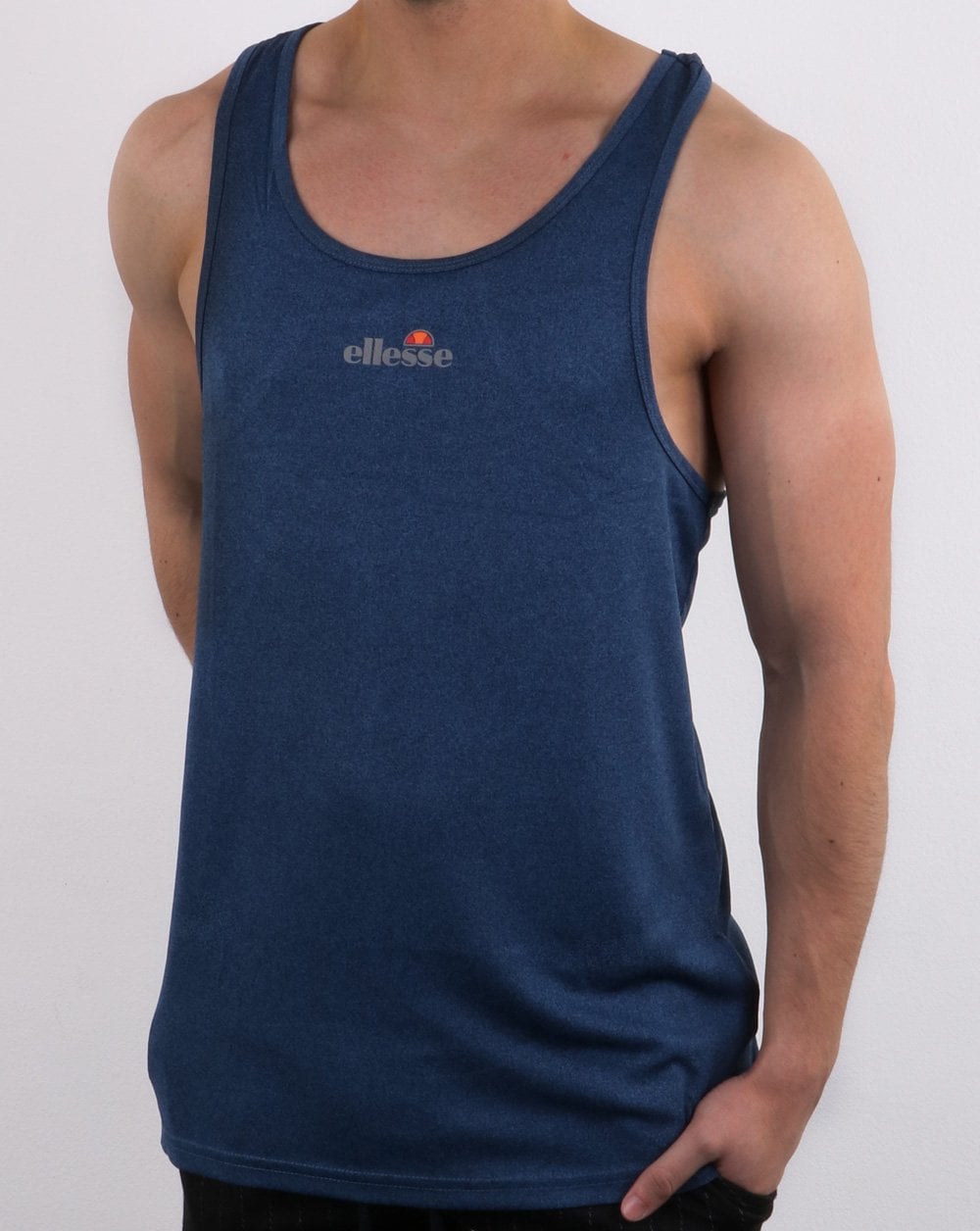 Ellesse – Adiati – Weste in Marineblau meliert