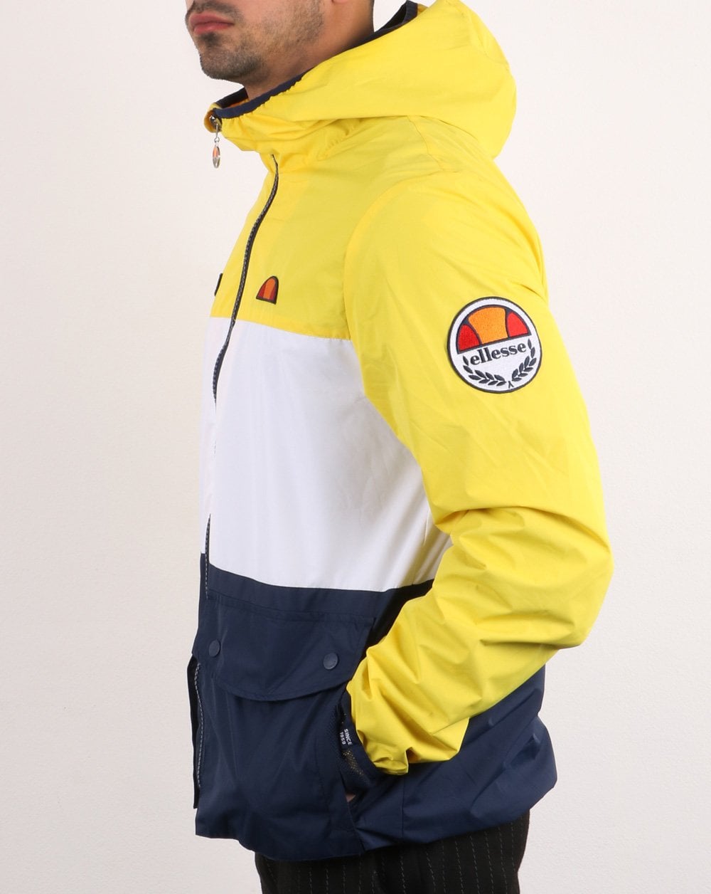 Ellesse Triple Jacke Gelb Weiß Marine