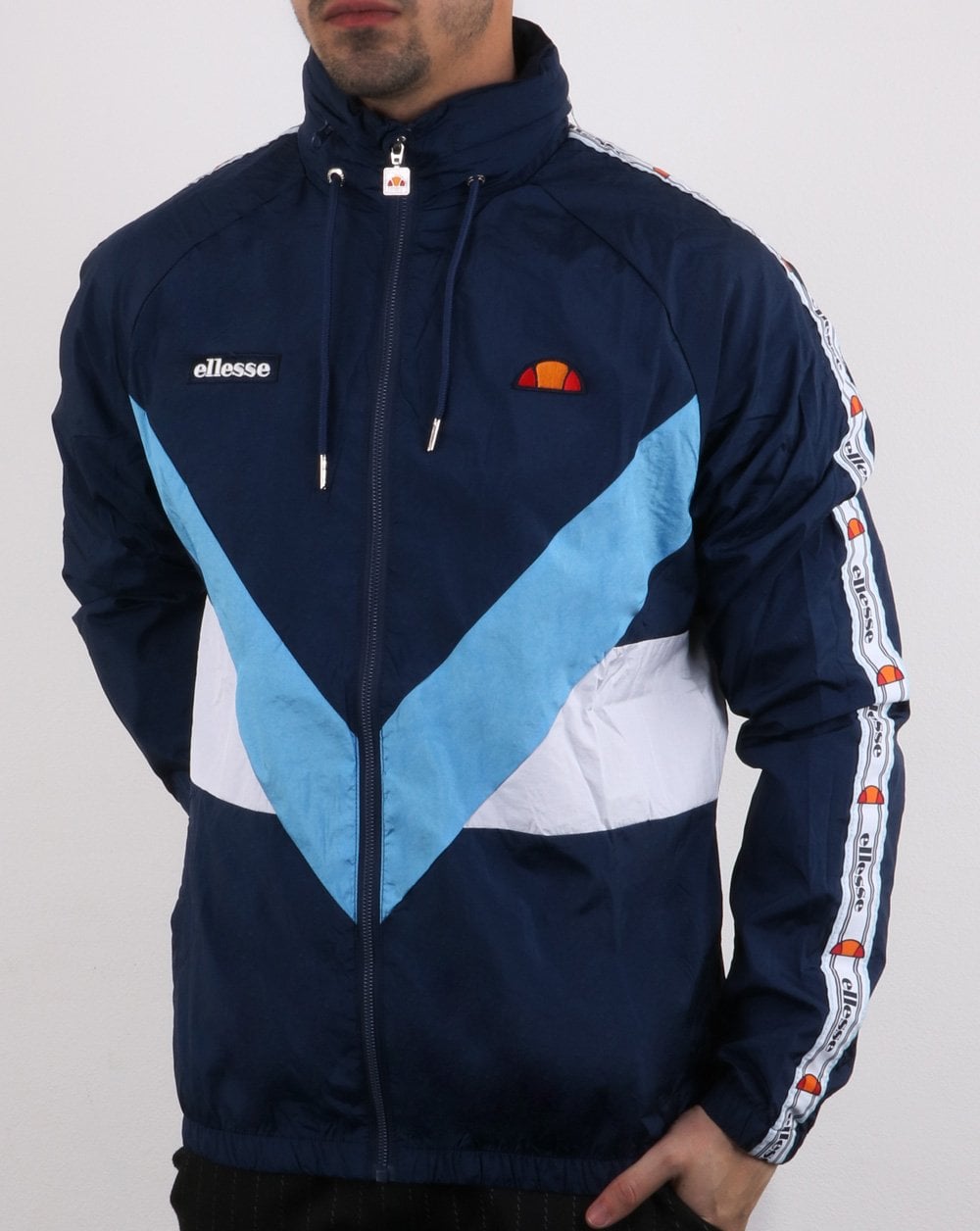 Ellesse – Gerano Trainingsjacke, Marineblau/Himmelblau