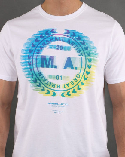 Marshall Artist Molecular Graphic T-Shirt Weiß
