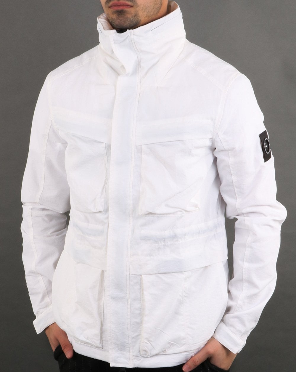 Marshall Artist Garment Dyed Feldjacke Weiß