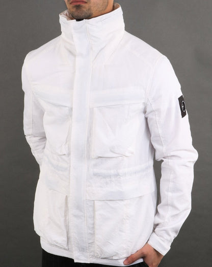 Marshall Artist Garment Dyed Feldjacke Weiß