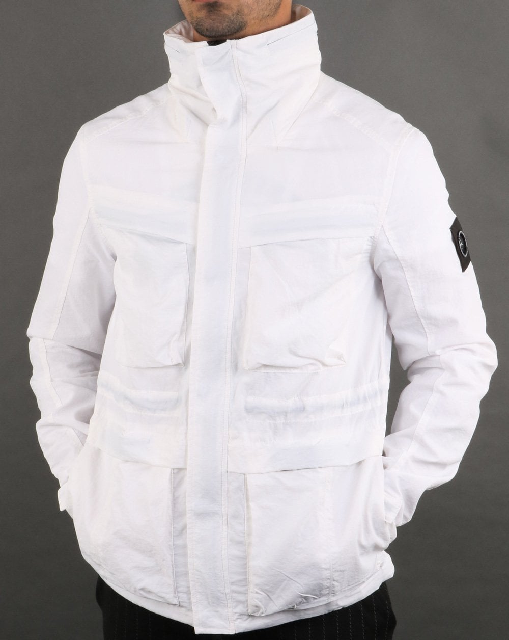 Marshall Artist Garment Dyed Field Jacket White