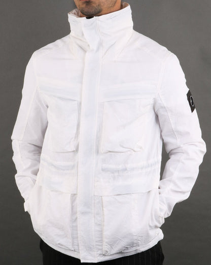 Marshall Artist Garment Dyed Feldjacke Weiß