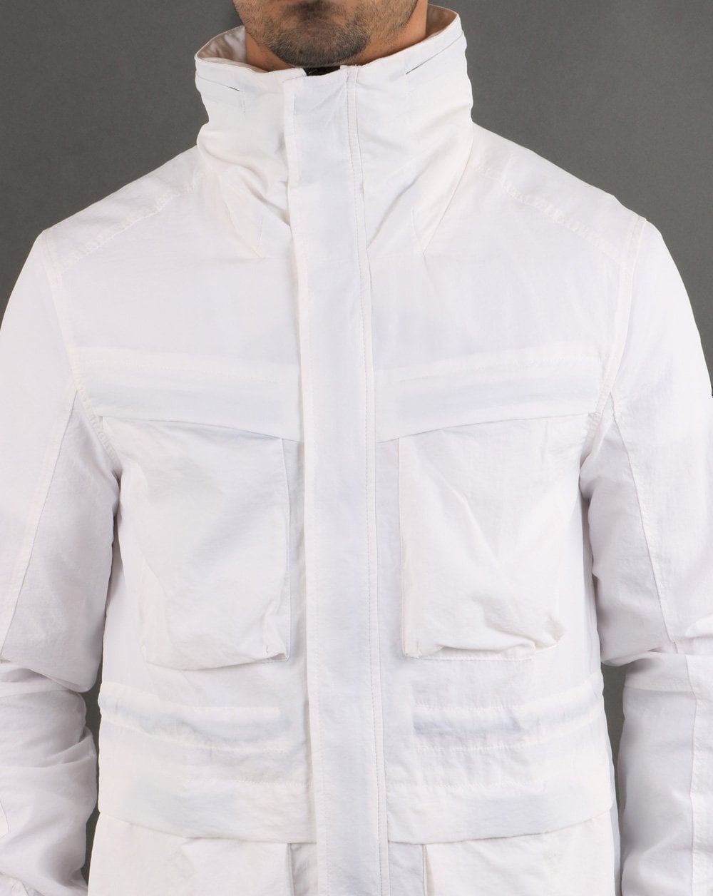 Marshall Artist Garment Dyed Field Jacket White