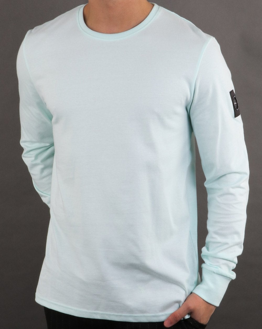 Marshall Artist Siren Langarm-T-Shirt Hellblau