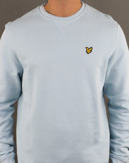 Lyle And Scott Sweatshirt mit Rundhalsausschnitt, Blaue Küste