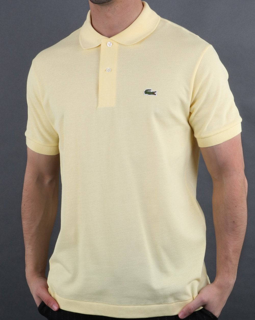 Lacoste Klassisches Poloshirt Gelb