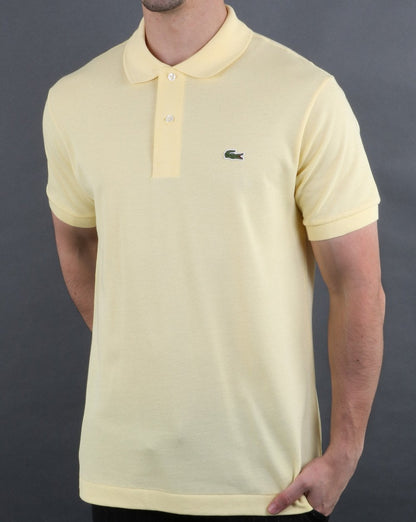 Lacoste Klassisches Poloshirt Gelb