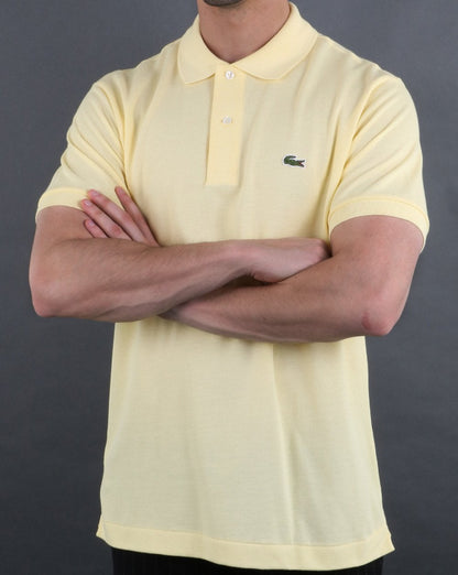 Lacoste Klassisches Poloshirt Gelb