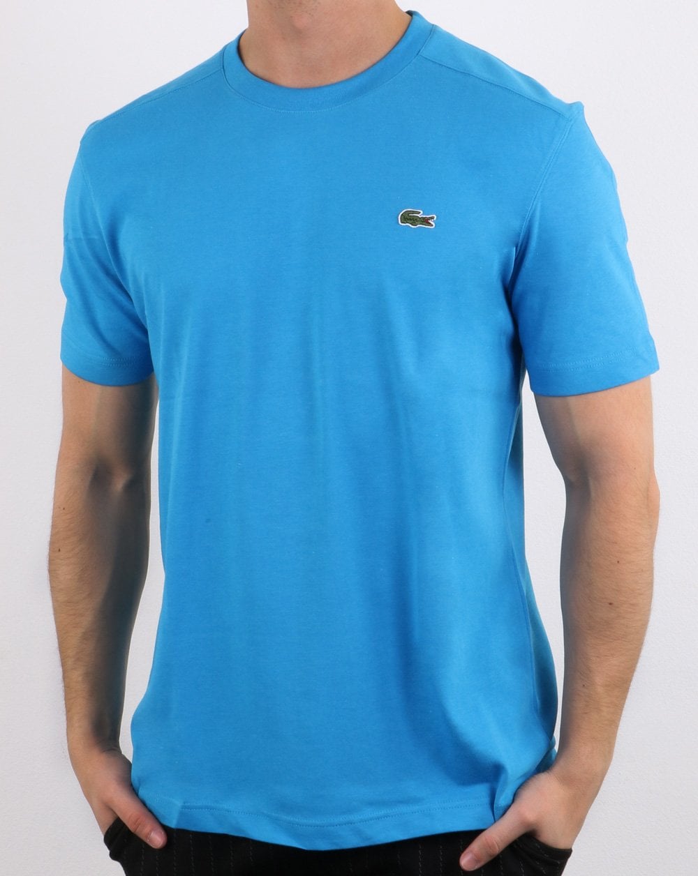 Lacoste Rundhals-T-Shirt Blau