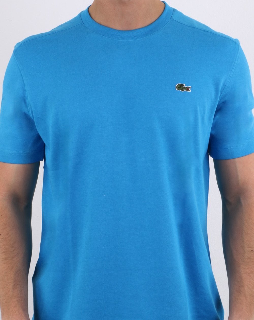 Lacoste Rundhals-T-Shirt Blau