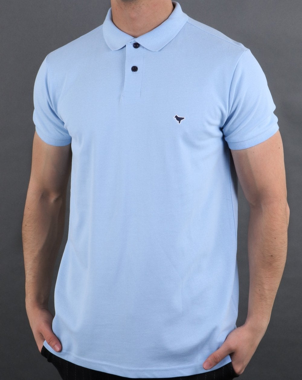 Weekend Offender Dove Poloshirt Himmelblau