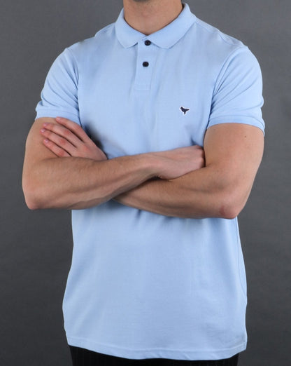 Weekend Offender Dove Poloshirt Himmelblau