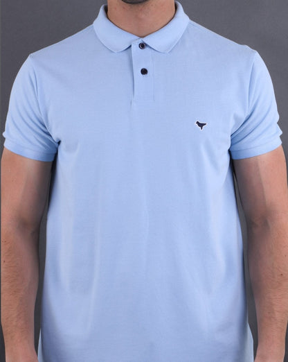 Weekend Offender Dove Poloshirt Himmelblau
