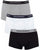 Emporio Armani 3 Pack Boxer Shorts Black/white/grey