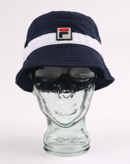 Fila Vintage Basil Bucket Hat Marineblau/Weiß