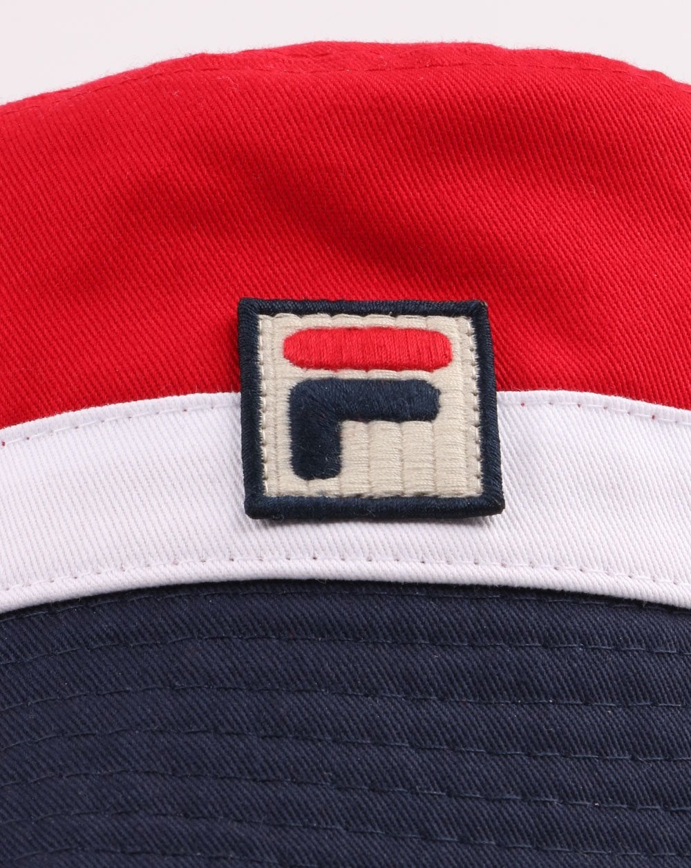Fila Vintage Trio Bucket Hat Rot/Weiß/Marineblau