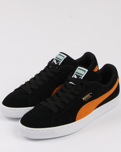 Puma Suede Classic Trainer Schwarz/Orange