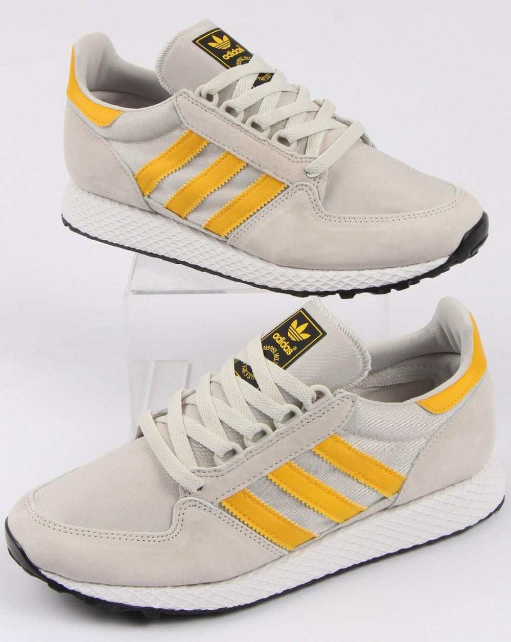 Adidas Forest Grove Trainers Raw White/Yellow