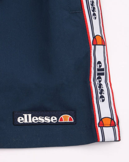Ellesse – Badeshorts mit Streifen in Marineblau