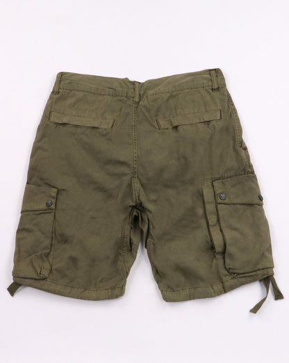Marshall Artist – Stückgefärbte Baumwollshorts in Khaki