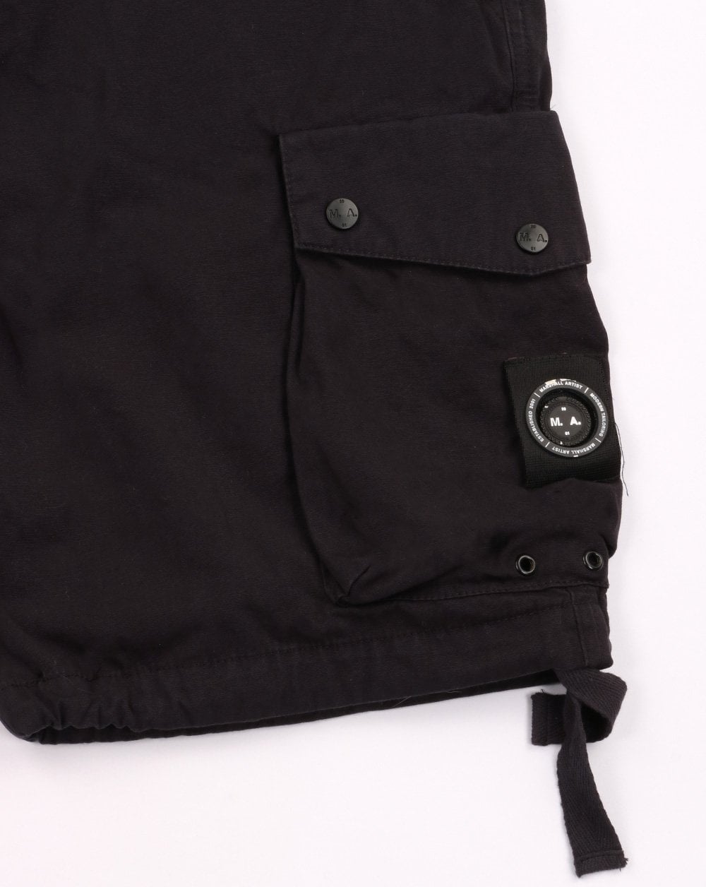 Marshall Artist – Stückgefärbte Baumwollshorts in verwaschenem Marineblau