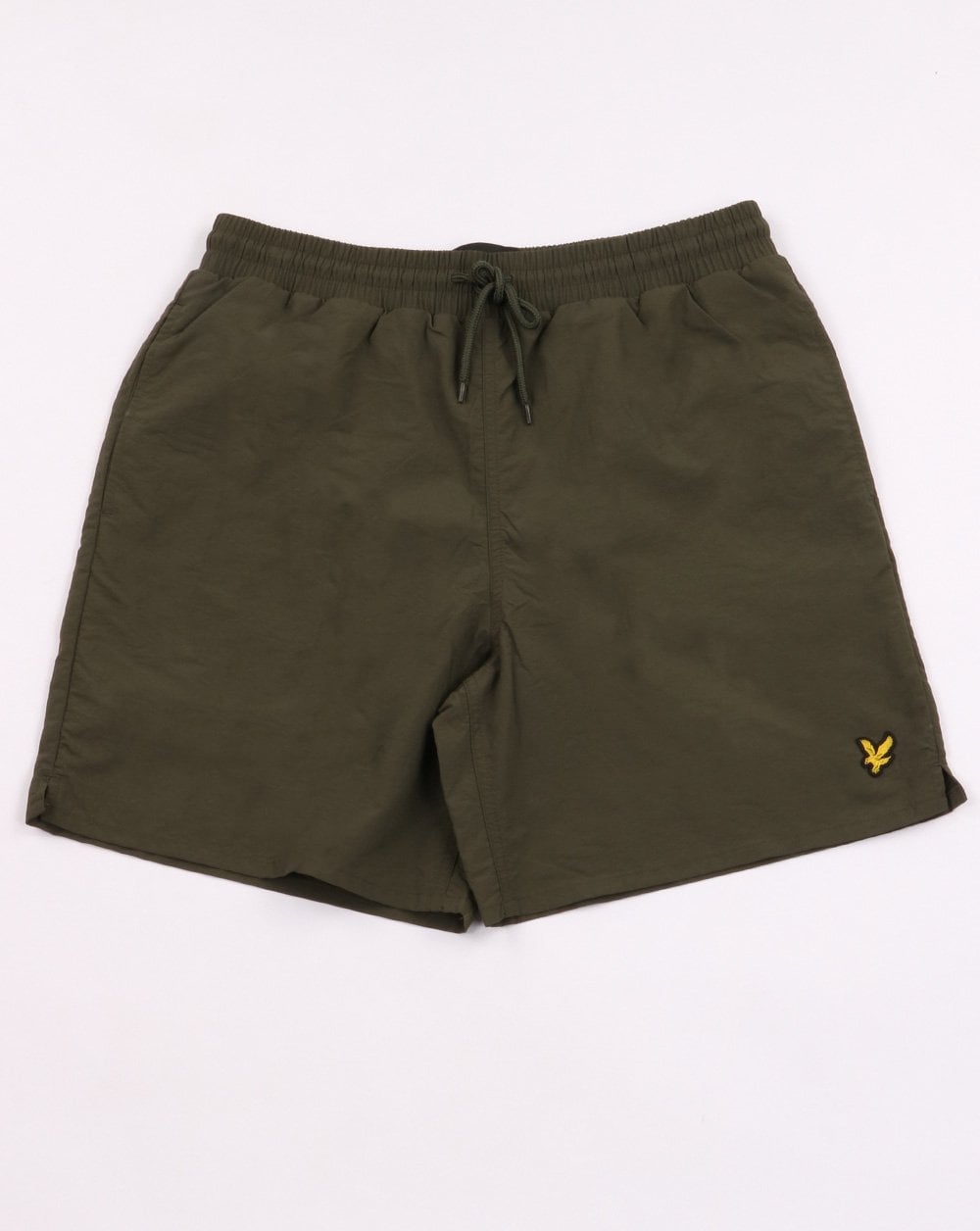 Lyle And Scott Plain Swim Shorts Dark Sage