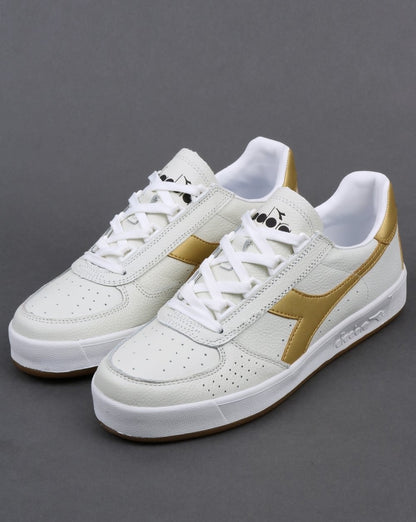 Diadora B. Elite L Sneaker Weiß/Gold